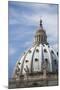 The domed roof of St Peter's Basilica, Vatican City, Rome, Italy.-David Clapp-Mounted Photographic Print