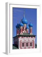 The Domes of Church of Prince Dimitri on Blood, Inside Kremlin-null-Framed Giclee Print