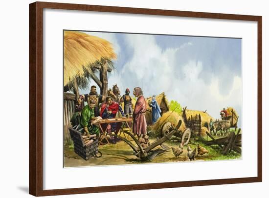 The Domesday Book-Peter Jackson-Framed Giclee Print