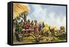 The Domesday Book-Peter Jackson-Framed Stretched Canvas