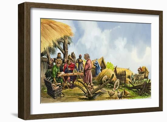 The Domesday Book-Peter Jackson-Framed Giclee Print