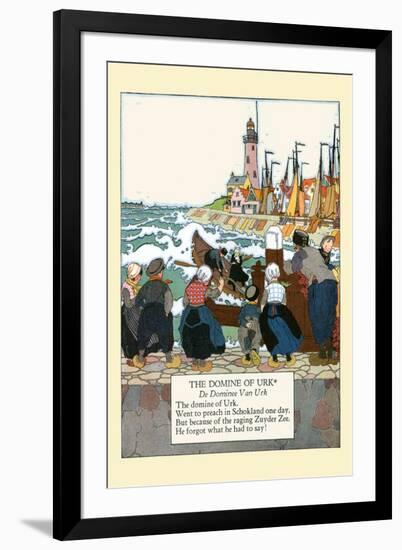 The Domine Of Urk-Maud & Miska Petersham-Framed Art Print