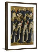 The Dominican Blessed (Panel from Fiesole San Domenico Altarpiec), C. 1423-1424-Fra Angelico-Framed Giclee Print