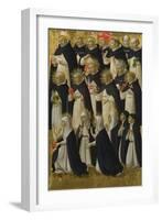 The Dominican Blessed (Panel from Fiesole San Domenico Altarpiec), C. 1423-1424-Fra Angelico-Framed Giclee Print