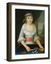 The Domino Girl, c.1790-American School-Framed Giclee Print