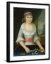 The Domino Girl, c.1790-American School-Framed Giclee Print