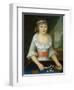 The Domino Girl, c.1790-American School-Framed Giclee Print