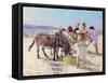 The Donkey Ride-Paul Gribble-Framed Stretched Canvas