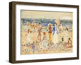 The Donkey Rider-Maurice Brazil Prendergast-Framed Giclee Print