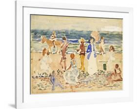 The Donkey Rider-Maurice Brazil Prendergast-Framed Giclee Print