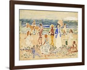 The Donkey Rider-Maurice Brazil Prendergast-Framed Giclee Print