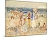 The Donkey Rider-Maurice Brazil Prendergast-Mounted Giclee Print