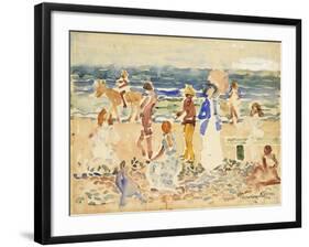 The Donkey Rider-Maurice Brazil Prendergast-Framed Giclee Print