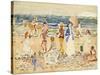 The Donkey Rider-Maurice Brazil Prendergast-Stretched Canvas