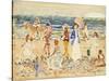 The Donkey Rider-Maurice Brazil Prendergast-Stretched Canvas