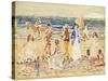 The Donkey Rider-Maurice Brazil Prendergast-Stretched Canvas