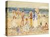 The Donkey Rider-Maurice Brazil Prendergast-Stretched Canvas