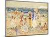 The Donkey Rider-Maurice Brazil Prendergast-Mounted Premium Giclee Print