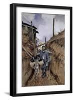 The Donkey, Somme, 1916-Francois Flameng-Framed Giclee Print