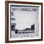 The Doolittle Raid on Tokyo 18th April 1942: a B-25 over the Rooftops of Tokyo Amid Aa Gunfire,…-Japanese Photographer-Framed Giclee Print