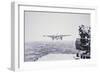 The Doolittle Raid on Tokyo 18th April 1942: One of 16 B-25 Bombers Leaves the Deck of USS Hornet-American Photographer-Framed Photographic Print