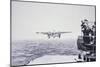 The Doolittle Raid on Tokyo 18th April 1942: One of 16 B-25 Bombers Leaves the Deck of USS Hornet-American Photographer-Mounted Photographic Print