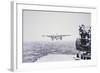 The Doolittle Raid on Tokyo 18th April 1942: One of 16 B-25 Bombers Leaves the Deck of USS Hornet-American Photographer-Framed Photographic Print