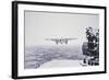 The Doolittle Raid on Tokyo 18th April 1942: One of 16 B-25 Bombers Leaves the Deck of USS Hornet-American Photographer-Framed Photographic Print