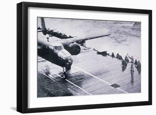 The Doolittle Raid on Tokyo 18th April 1942-null-Framed Premium Photographic Print