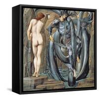 The Doom Fulfilled (Perseus Slaying the Sea Serpent) C.1882-Edward Burne-Jones-Framed Stretched Canvas