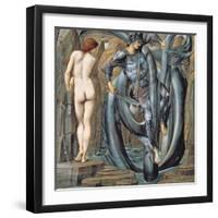 The Doom Fulfilled (Perseus Slaying the Sea Serpent) C.1882-Edward Burne-Jones-Framed Giclee Print