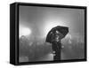 The Doorman Standing in the Rain Outside the Empire Theatre For the Royal Film Performance-Cornell Capa-Framed Stretched Canvas