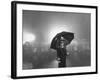 The Doorman Standing in the Rain Outside the Empire Theatre For the Royal Film Performance-Cornell Capa-Framed Photographic Print