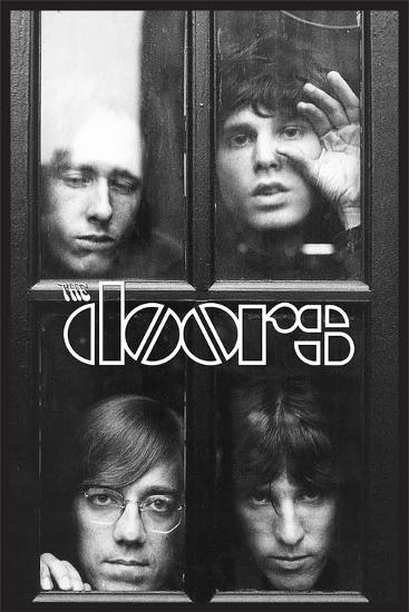 The Doors - Faces In Window-null-Lamina Framed Poster