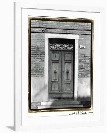 The Doors of Venice IV-Laura Denardo-Framed Art Print