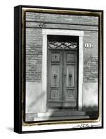 The Doors of Venice IV-Laura Denardo-Framed Stretched Canvas