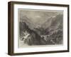 The Dora Valley, Mont Cenis Railway-null-Framed Giclee Print