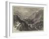 The Dora Valley, Mont Cenis Railway-null-Framed Giclee Print