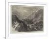 The Dora Valley, Mont Cenis Railway-null-Framed Giclee Print