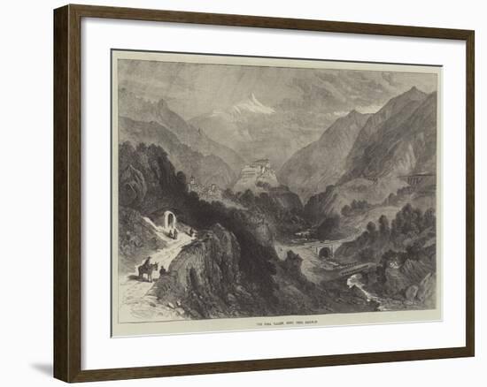 The Dora Valley, Mont Cenis Railway-null-Framed Giclee Print