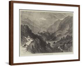 The Dora Valley, Mont Cenis Railway-null-Framed Giclee Print