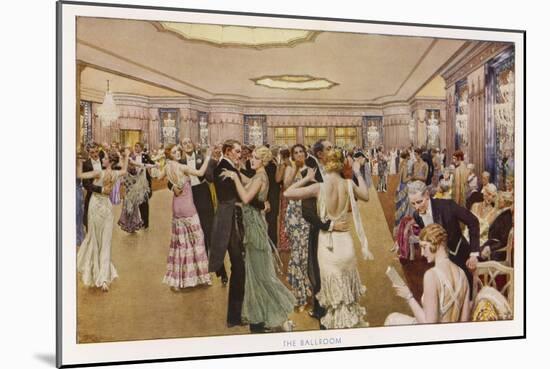 The Dorchester the Ballroom-Fortunio Matania-Mounted Art Print