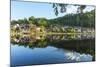 The Dordogne River at Beaulieu Sur Dordogne, Correze, Limousin, France-Peter Adams-Mounted Photographic Print