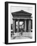 The Doric Arch Leading to Euston Station, London, 1926-1927-McLeish-Framed Giclee Print