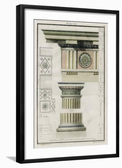 The Doric Order-Richardson-Framed Art Print