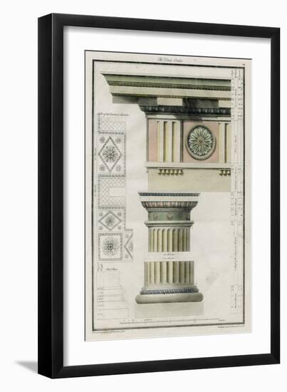 The Doric Order-Richardson-Framed Art Print