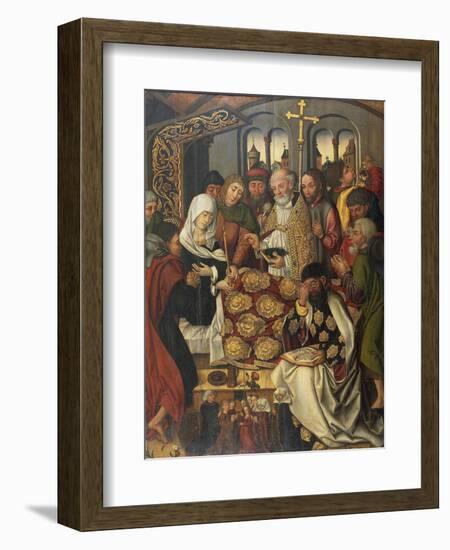 The Dormition of the Virgin Mary-Michael Wolgemut-Framed Giclee Print
