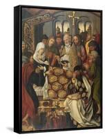 The Dormition of the Virgin Mary-Michael Wolgemut-Framed Stretched Canvas