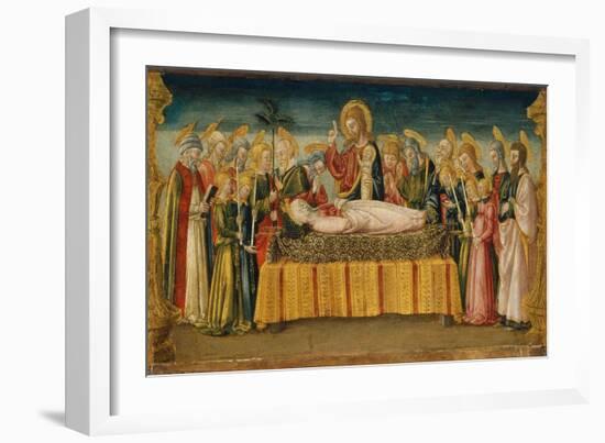 The Dormition of the Virgin-Neri Di Bicci-Framed Giclee Print