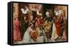 The Dormition of the Virgin-Hans Holbein the Elder-Framed Stretched Canvas